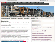 Tablet Screenshot of makler-uebersicht.de